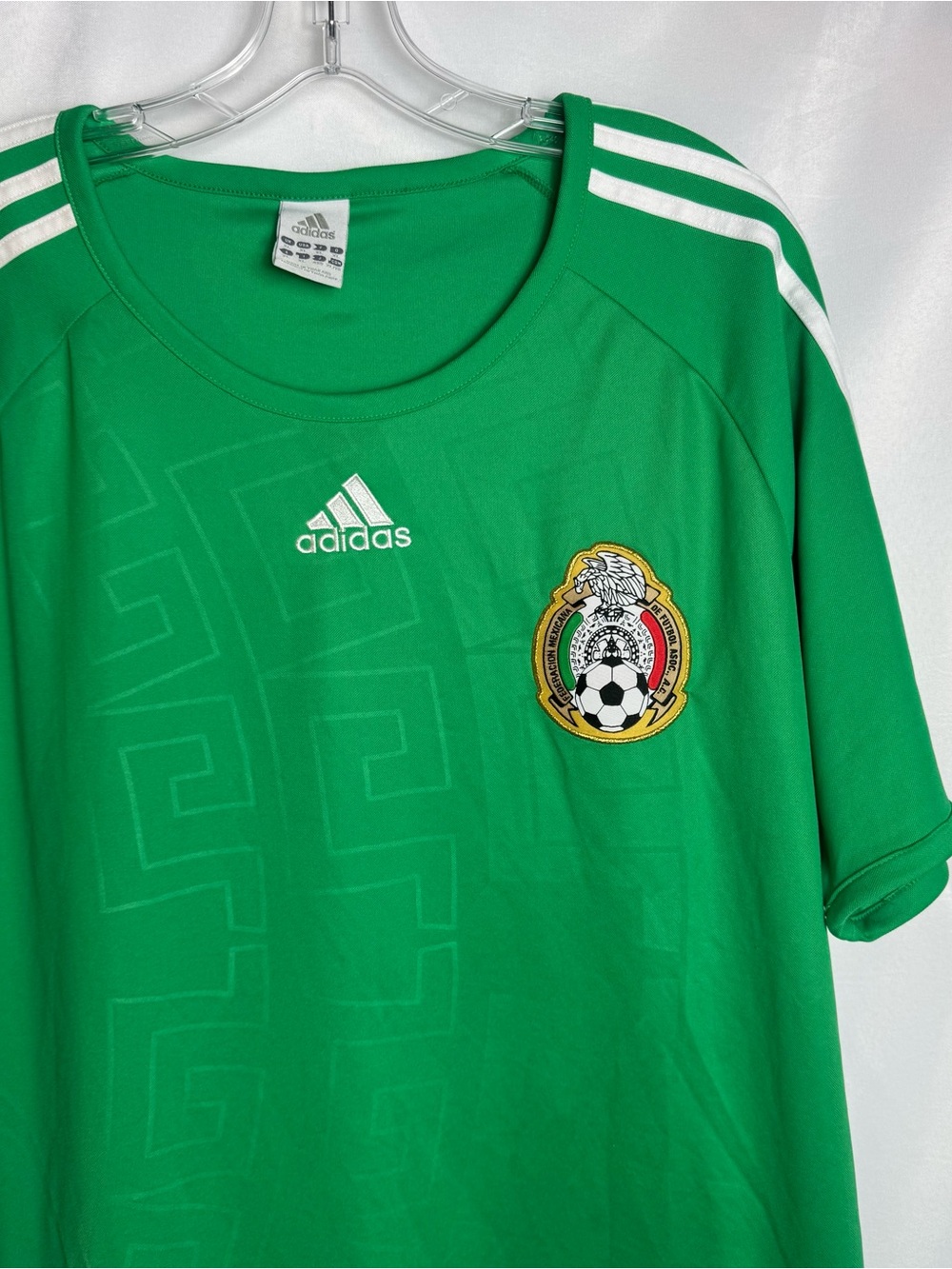 Vtg Adidas 2008 Mexico Home Jersey  Football Men's Sz XL Climalite